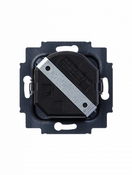 Светорегулятор ABB Levit серебро / дымчатый чёрный поворотно-нажимной 60-600 Вт R 2CHH942247A6070 3294H-A02247 70W