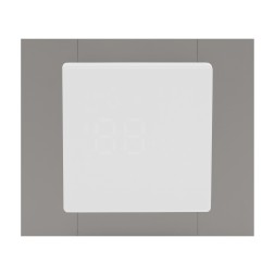 Регулятор теплого пола, TAW-Белый (ВИД С СЕРОЙ РАМКОЙ)