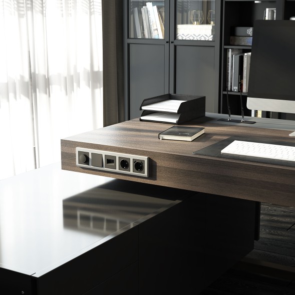 Клавиша для выключателя перекрестного (графит матовый) Werkel W1119064