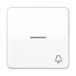 Клавиша Jung CD серия Белый 1-я с/п с символом &quot;ЗВОНОК&quot; CD590KO5KWW