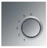 Накладка термостата комнатного Jung A серия Алюминий (мех TR236U,TR246U) ATR236PLAL