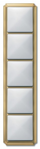 Рамка Merten Antik Золото 5 постов MTN483521