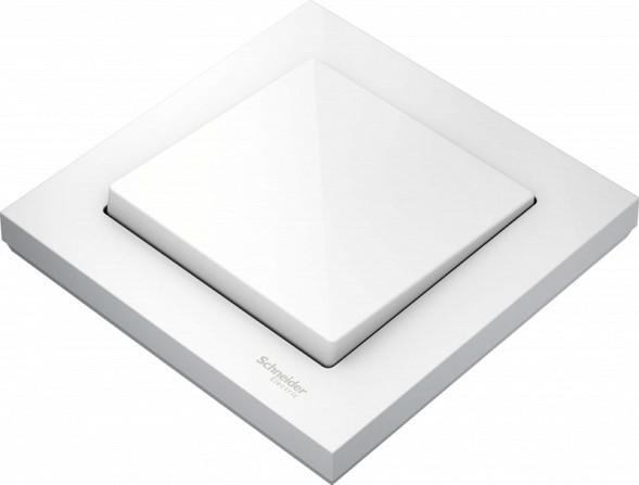 Рамка Merten M-Pure Полярно-белый 1 пост MTN4010-3619