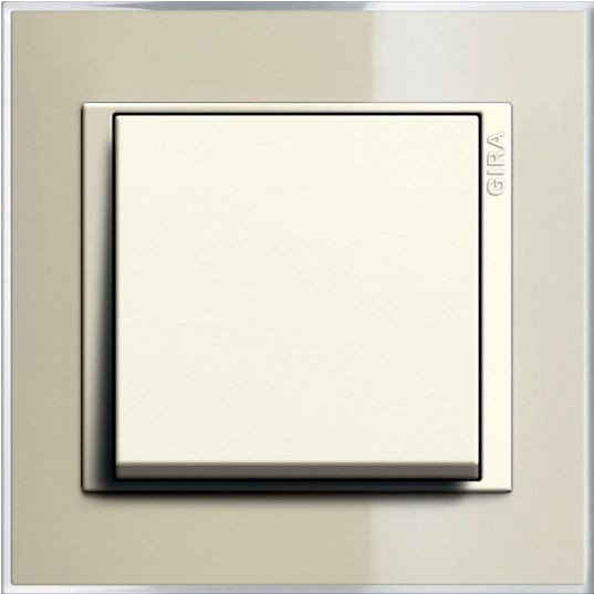 Рамка Gira Event Clear Песочный / Кремовый 1 пост 0211771