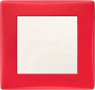 Рамка Schneider Electric Sedna Красный 1 пост SDN5800141