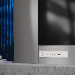 Накладка для розетки телевизионной оконечной TV+SAT, S70 (хлопок)