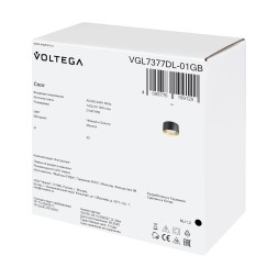 Потолочный светильник Voltega VGL7377DL-01GB