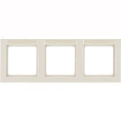 Рамка Berker Q.1 Белый с эффектом бархата, с полем для надписей 3 поста 10236012