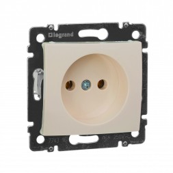 Розетка Legrand Valena Слоновая кость 1-ая б/з 774316