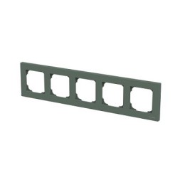Рамка ABB Sky Комодоро 5 постов 2CLA857500A1901 8575 CM
