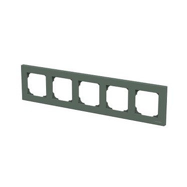 Рамка ABB Sky Комодоро 5 постов 2CLA857500A1901 8575 CM