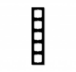 Рамка ABB Future Черный бархат 5 постов 2CKA001754A4423 1725-885K