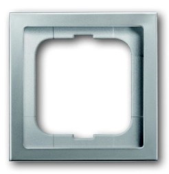 Рамка ABB Pure Steel Сталь 1 пост 2CKA001754A4500 1721-866K-500
