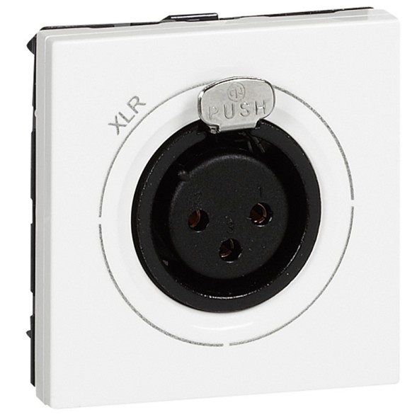 Розетка Legrand Mosaic XLR 078755
