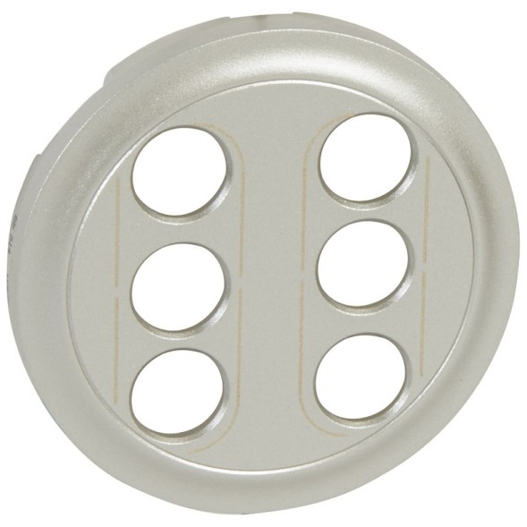 Лицевая панель розетки Legrand Celiane титан аудио/видео HD15 068515