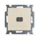 Механизм переключателя ABB Basic 55 слоновая кость одноклавишный 1-полюсного выключателя с клавишей с линзой подсветки с неоновой лампой 2CKA001012A2156 2006/1 UCGL-92-507