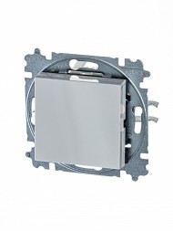 Переключатель ABB Levit серый / белый одноклавишный 2CHH590645A6016 3559H-A06445 16W