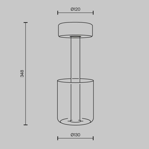 Аккумуляторный светильник Maytoni MOD229TL-L3W3K1