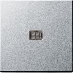 Клавиша Gira Event Алюминий с большим конрольным окошком 029826