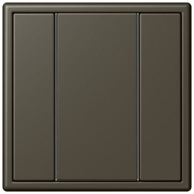 Кнопочный модуль КNX Jung Les Couleurs® Le Corbusier ombre naturelle 31 F 50 с одной парой кнопок LC501TSA32140