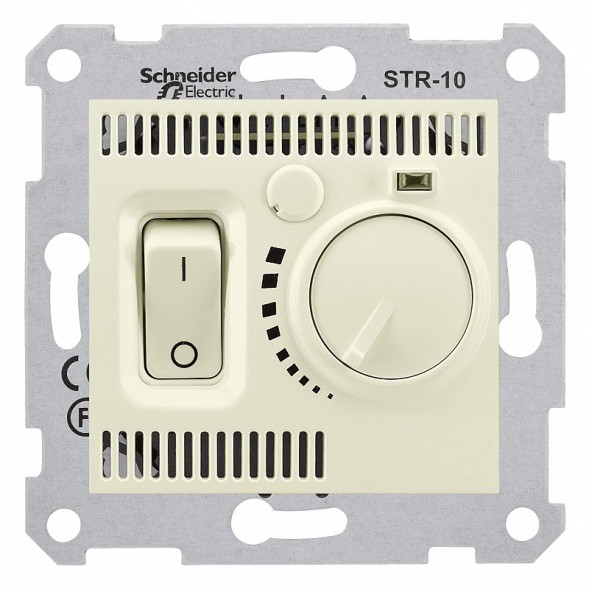 Термостат Schneider Electric Sedna бежевый комнатный SDN6000147