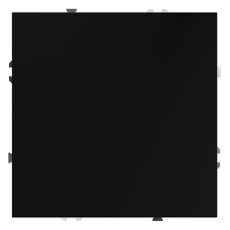 Заглушка VOLTUM S70 с суппортом, (черный матовый)