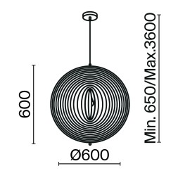 Подвесной светильник Maytoni MOD197PL-01W2