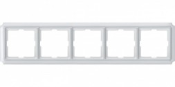 Рамка Merten Antik Белый 5 постов MTN483519