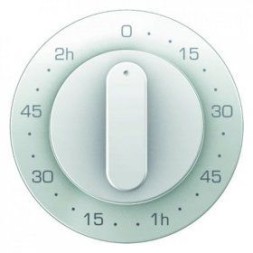 Центральная панель Berker R.1 полярная белизна с блеском с регулировкой для механических таймеров макс. 120 минут 16332089