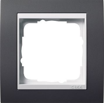 Рамка Gira Event Черный / Белый 1 пост 0211328