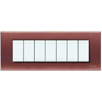 N4807RA LivingLight Рамка на 7 модулей Медь Bticino