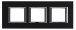 Рамка Bticino Axolute Квадрат Антрацит 2+2+2 модуля HA4802M3HXS