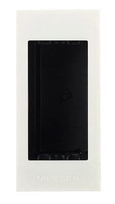 Цоколь ABB Zenit альпийский белый для установки в мебель/перегородки на 1 модуль 2CLA267100N1101 N2671 BL