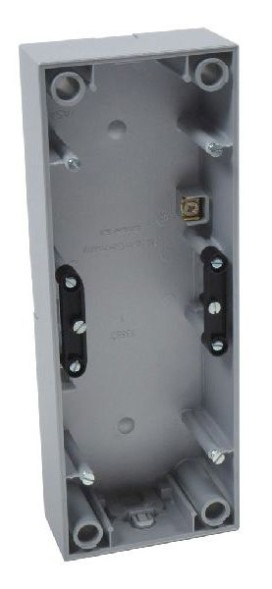 Коробка для наружного монтажа Berker S.1 алюминий, матовый 3-местная 10439939