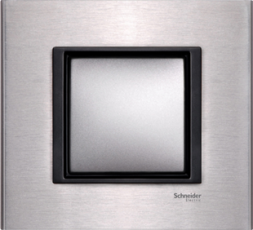 Рамка Schneider Electric Unica Class Серебристый алюминий 1 пост MGU68.002.7A1