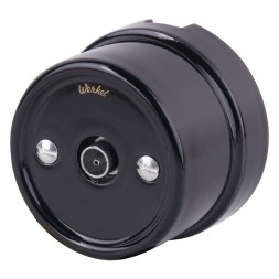 ТВ розетка  черный Ретро W5683008