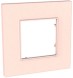 Рамка Schneider Electric Unica Quadro Розовый жемчуг 1 пост MGU4.702.37