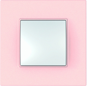 Рамка Schneider Electric Unica Quadro Розовый жемчуг 1 пост MGU4.702.37