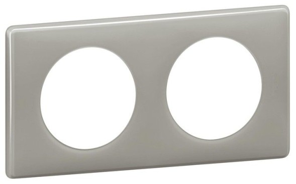 Рамка Legrand Celiane Классика Серый глянец 2 поста 066602