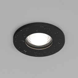 DK2036-BK Встраиваемый светильник влагозащ., IP 44, до 15 Вт, GU10, LED, черный, алюминий