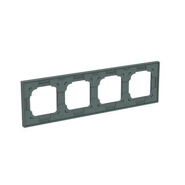 Рамка ABB Sky Комодоро 4 поста 2CLA857400A1901 8574 CM