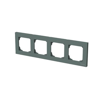 Рамка ABB Sky Комодоро 4 поста 2CLA857400A1901 8574 CM