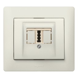 Лицевая панель Legrand Galea Life перламутр для тел розетки TDO 771547