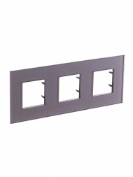 Рамка ABB Zenit Брызги шампанского 3 поста 2CLA227300N3901 N2273 CH