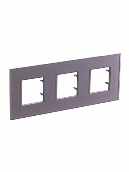 Рамка ABB Zenit Брызги шампанского 3 поста 2CLA227300N3901 N2273 CH