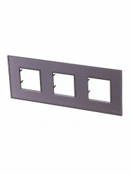 Рамка ABB Zenit Брызги шампанского 3 поста 2CLA227300N3901 N2273 CH