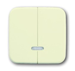 Клавиша ABB Busch-Duro 2000 SI слоновая кость для двухканального светорегулятора 6565 U 2CKA006599A2888 6545-212