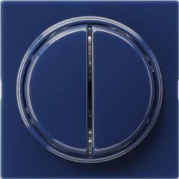 Трехклавишный перелючатель Gira S-color Синий с самовозвратом 10А/250В в сборе 012846