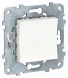 Релейный выключатель Schneider Electric Unica Studio Белый Wiser нажимной, 10А NU553718