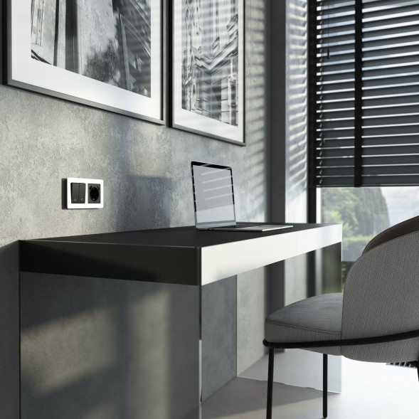 Выключатель жалюзи (черный матовый) Werkel W1124508